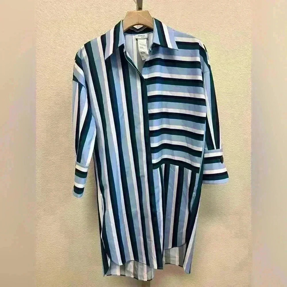 Akris Punto Striped Mini Dress Size 4 like NEW - Picture 5 of 13